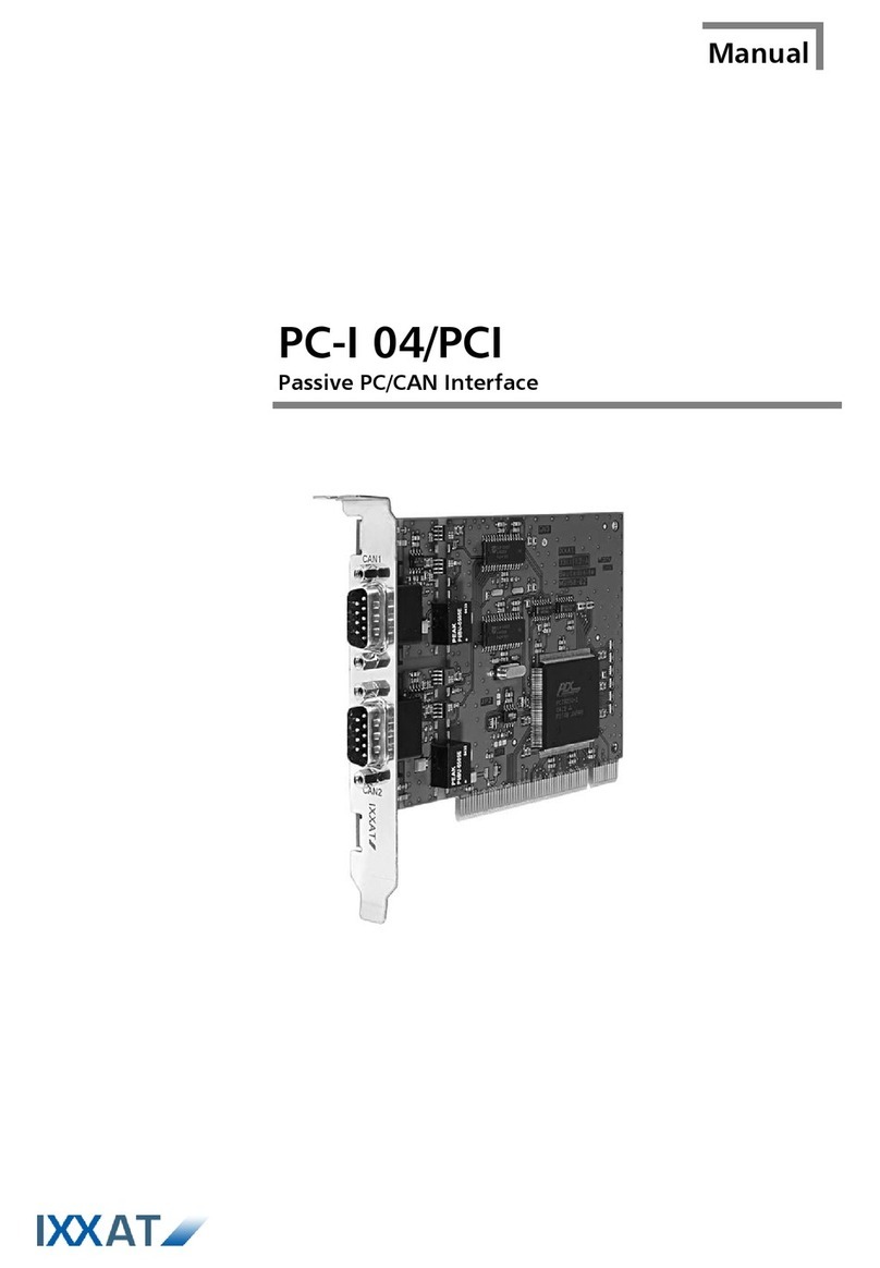 IXXAT PC-I 04/PCI user manual