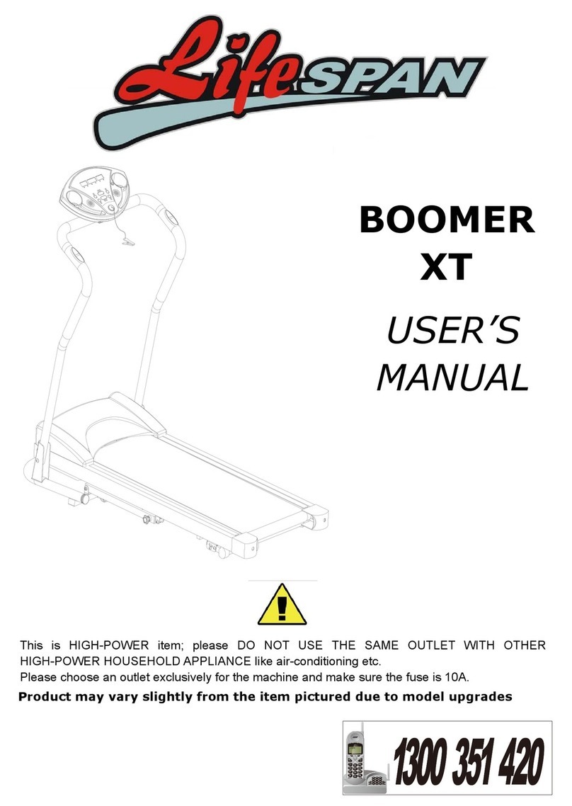 Life Span BOOMER XT User manual