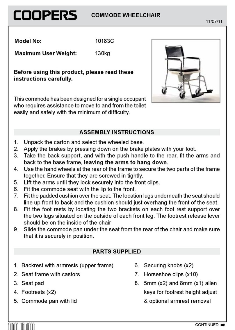 Coopers 10183C Quick instructions