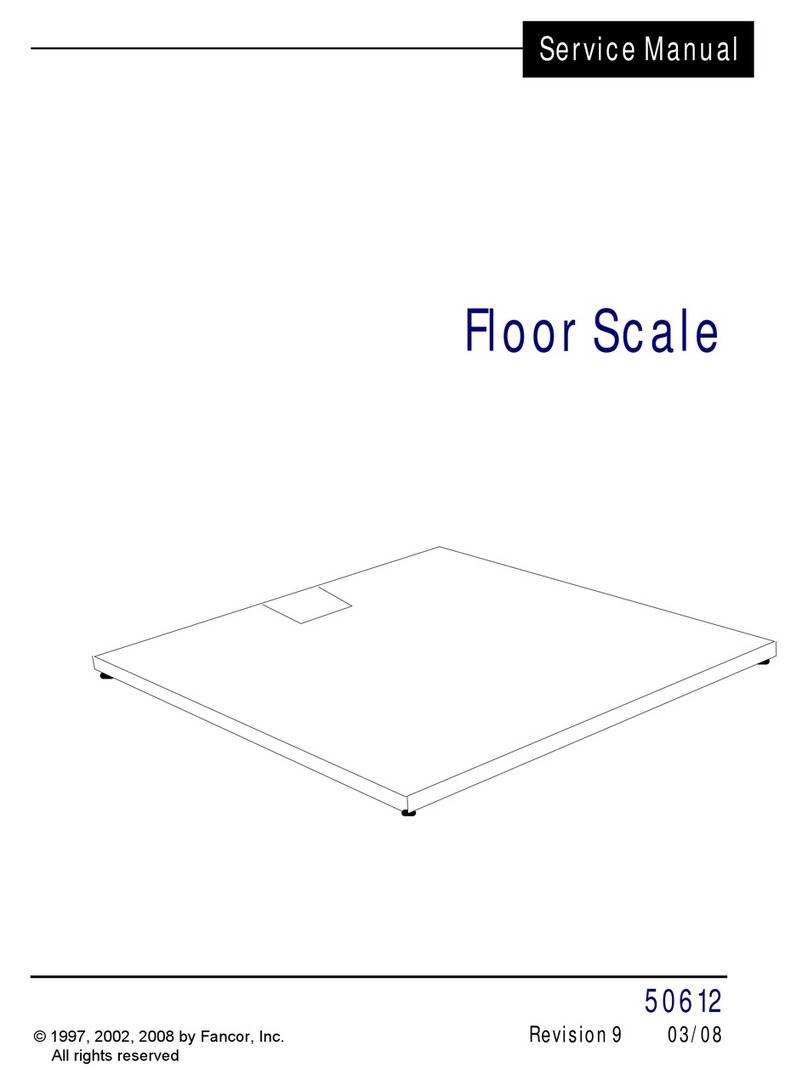 Fancor 50612 Service manual