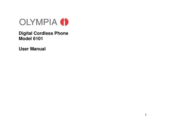 Olympia 6101 user manual