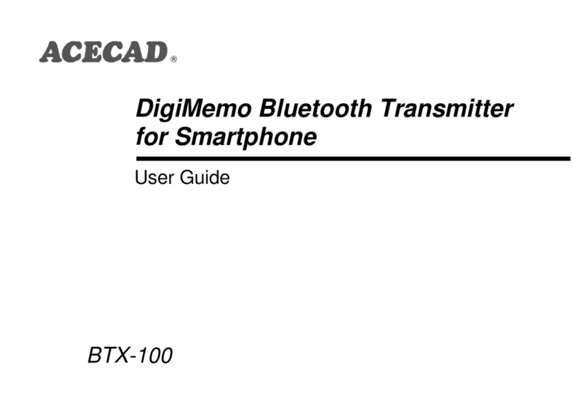 Acecad BTX-100 user guide