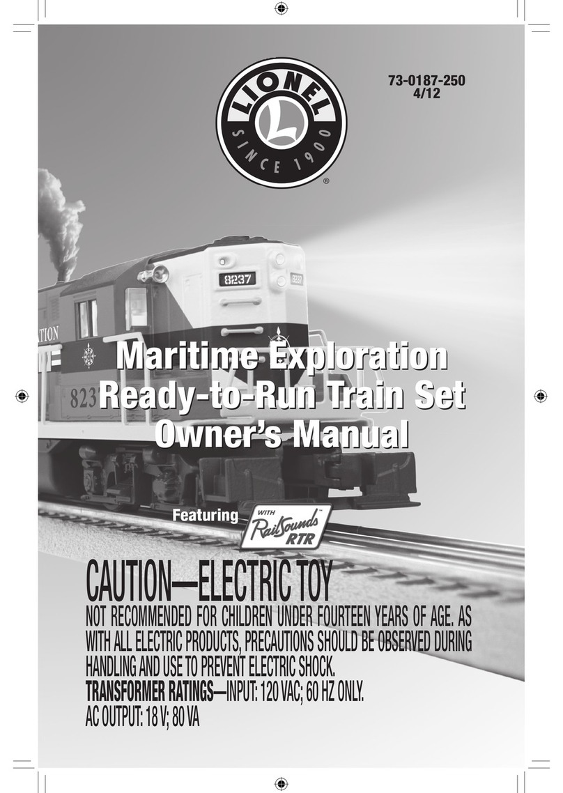 Lionel Maritime ExplorationReady-to-Run Train Set owner's manual