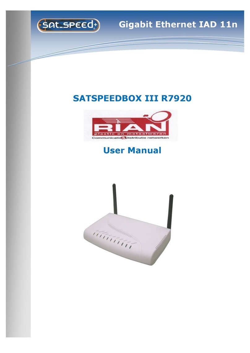 RIAN SATSPEEDBOX III R7920 user manual