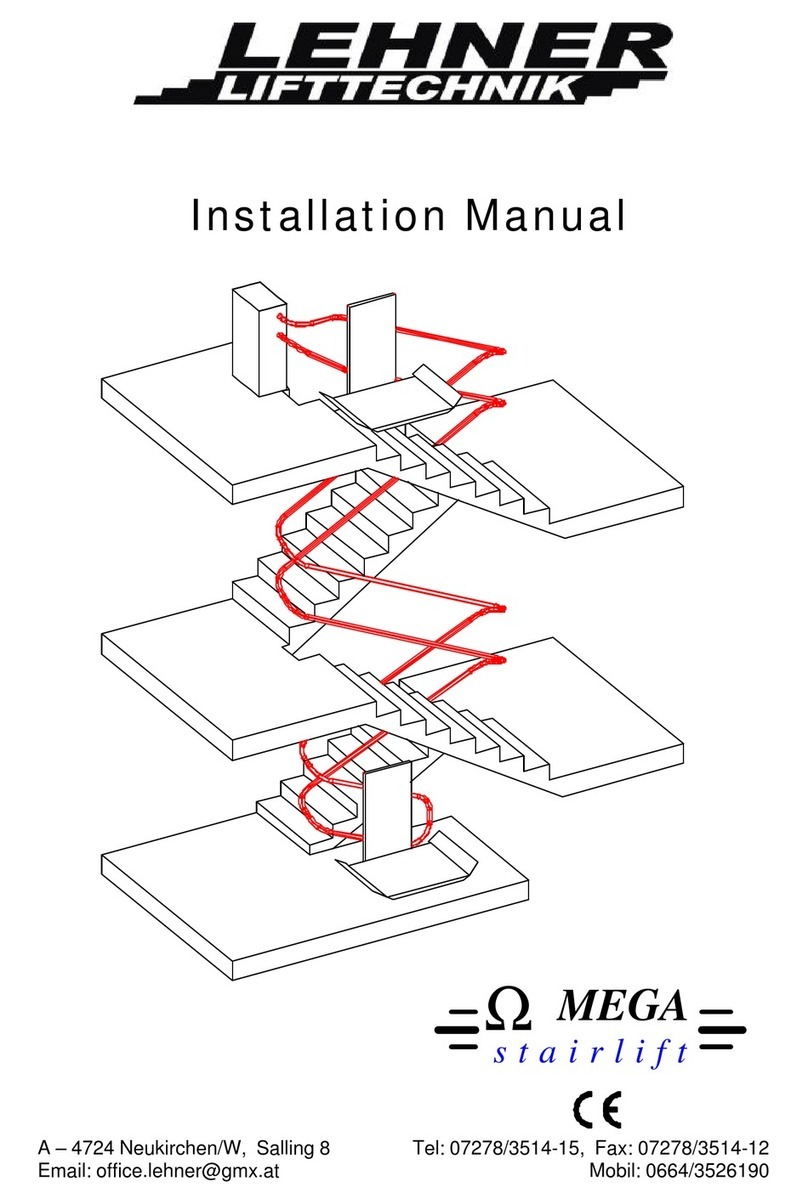Lehner Liftechnik Omega installation manual