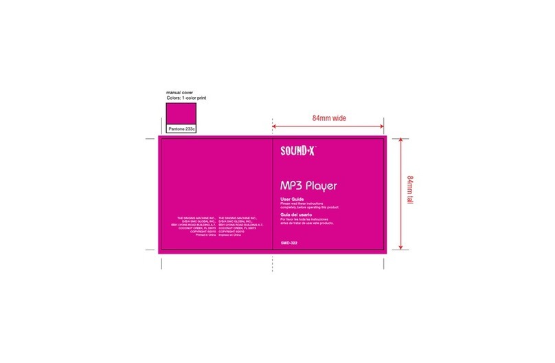 Sound-X MP3 Player user guide