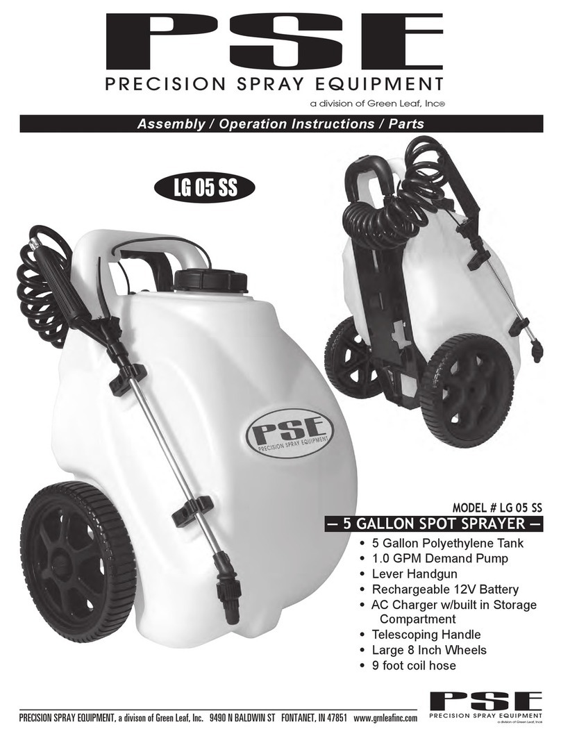 PSE LG 05 SS Assembly & operation instructions