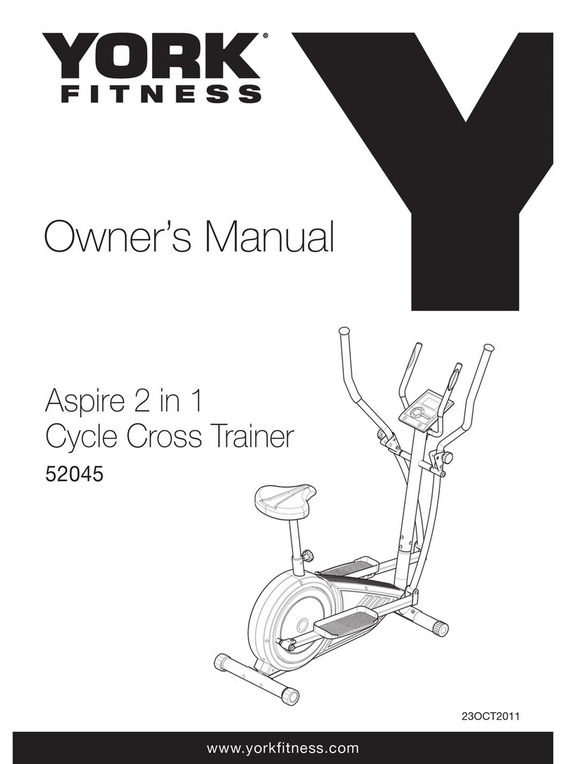 York Fitness Aspire 52045 owner's manual