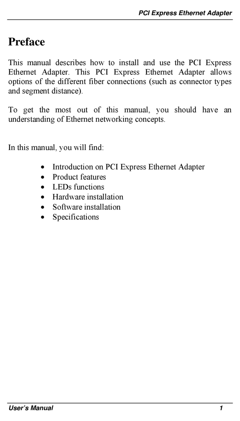 EtherWAN EN400 User manual