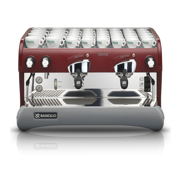 Rancilio EPOCA E Use and maintenance manual