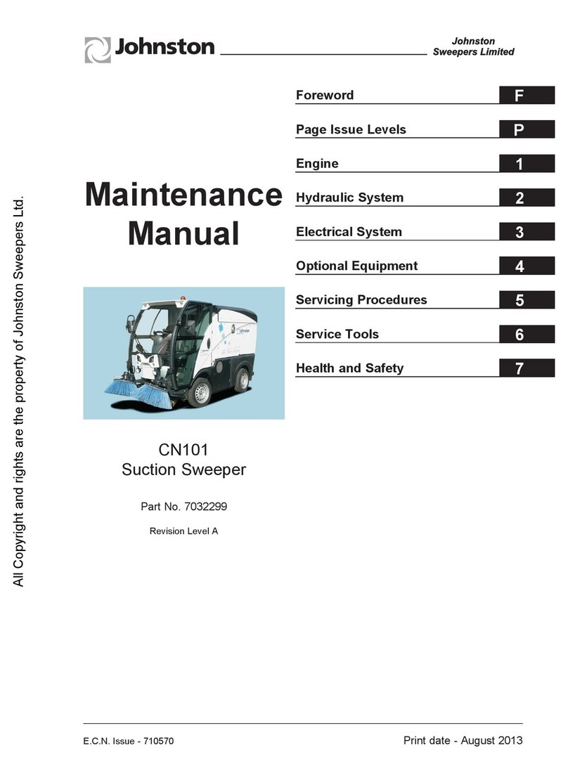 Johnston CN101 Maintenance manual