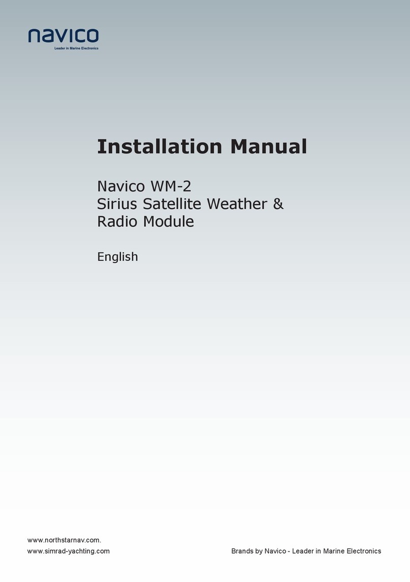 Navico WM-2 installation manual