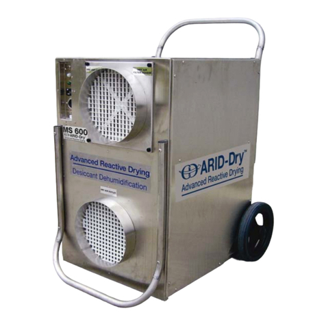 ARID-Dry MS-600 User manual