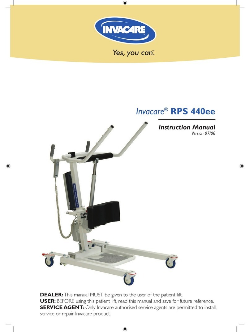 Invacare RPS 440ee User manual