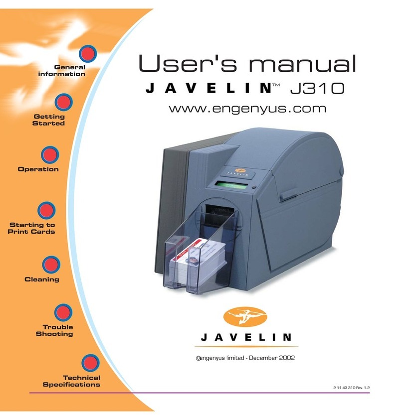 Javelin J310 User manual