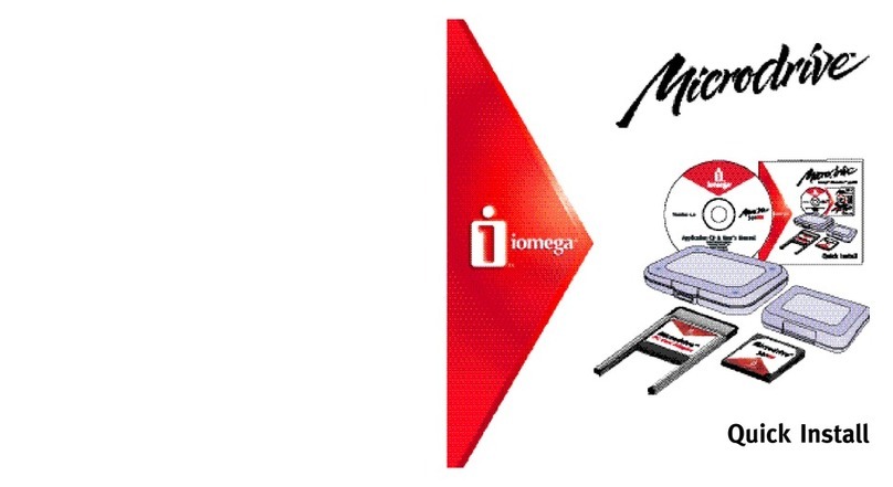 Iomega Microdrive Quick install