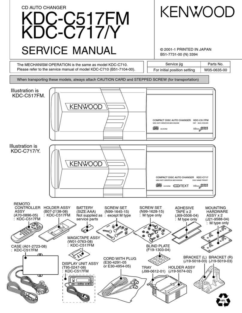 Kenwood KDC-C517FM Service manual