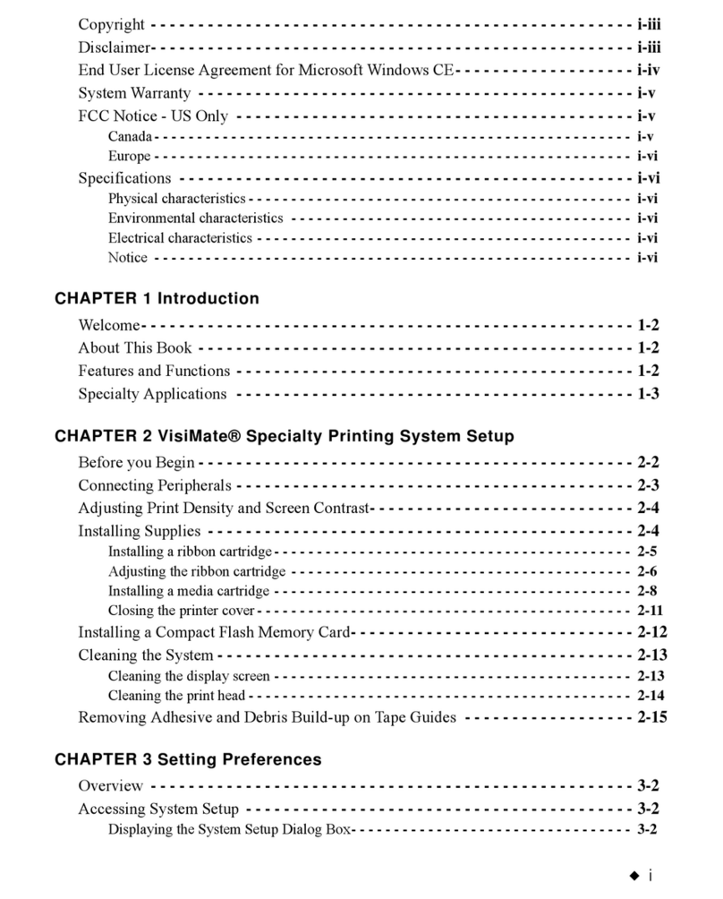 Variquest VisiMate User manual Variquest VisiMate User manual