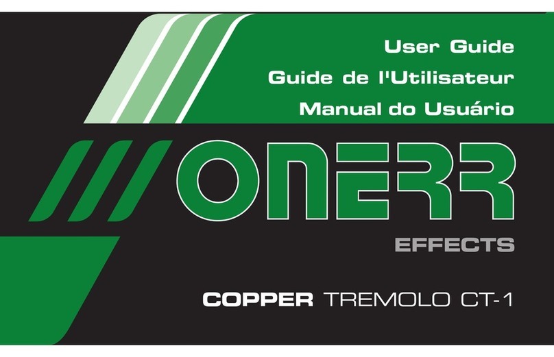 Onerr Copper Tremolo CT-1 user guide