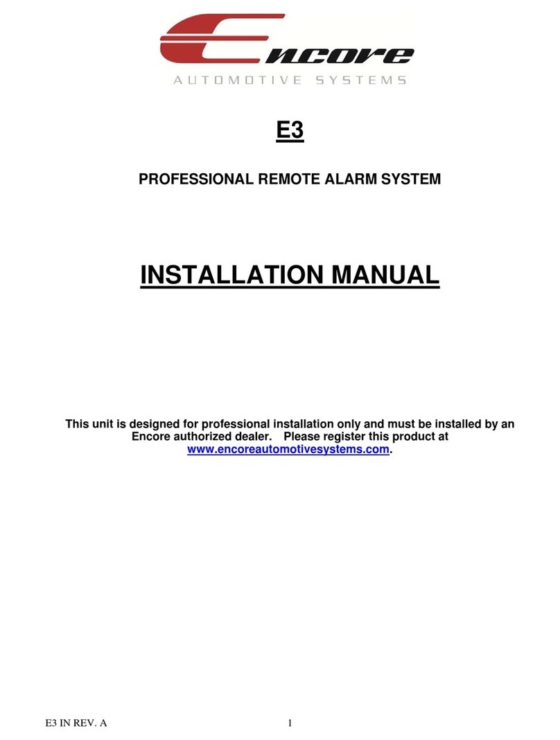 Encore E 3 User manual