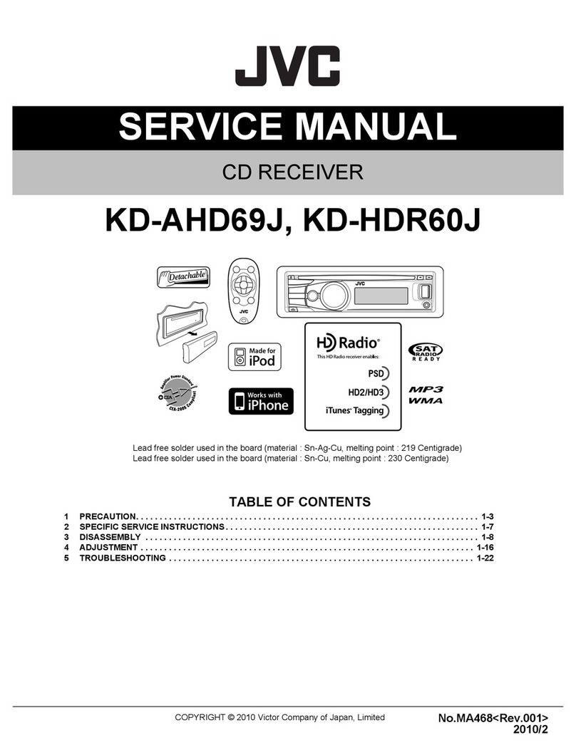 JVC KD-AHD69J User manual JVC KD-AHD69J User manual