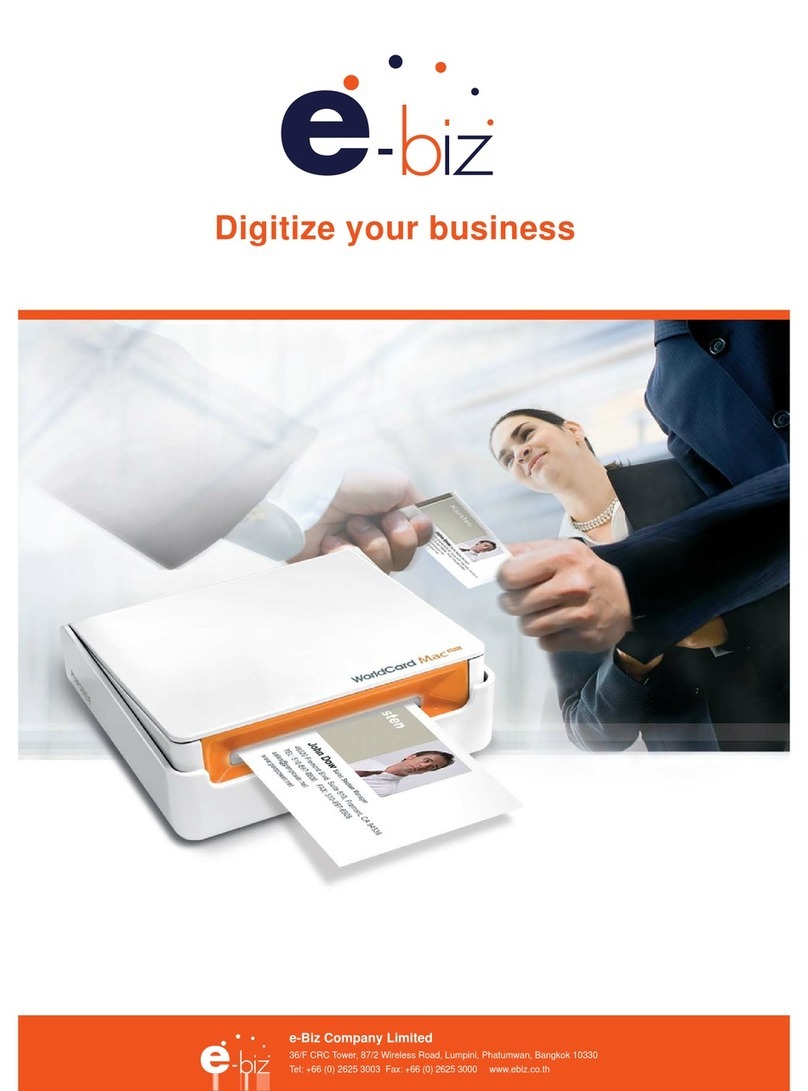 Penpower WorldCard Color User manual