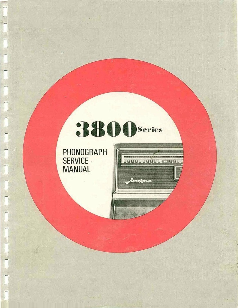 Wurlitzer 3800 Series User manual
