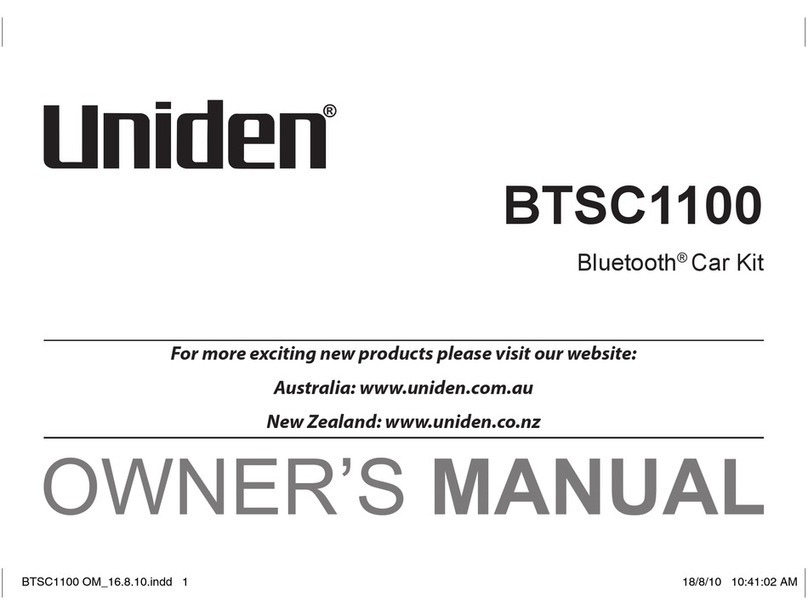 Uniden BTSC1100 owner's manual Uniden BTSC1100 owner's manual