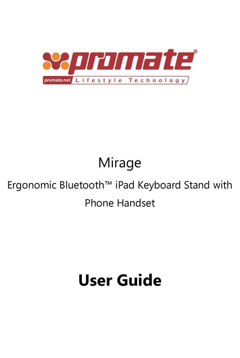 Promate Mirage User manual