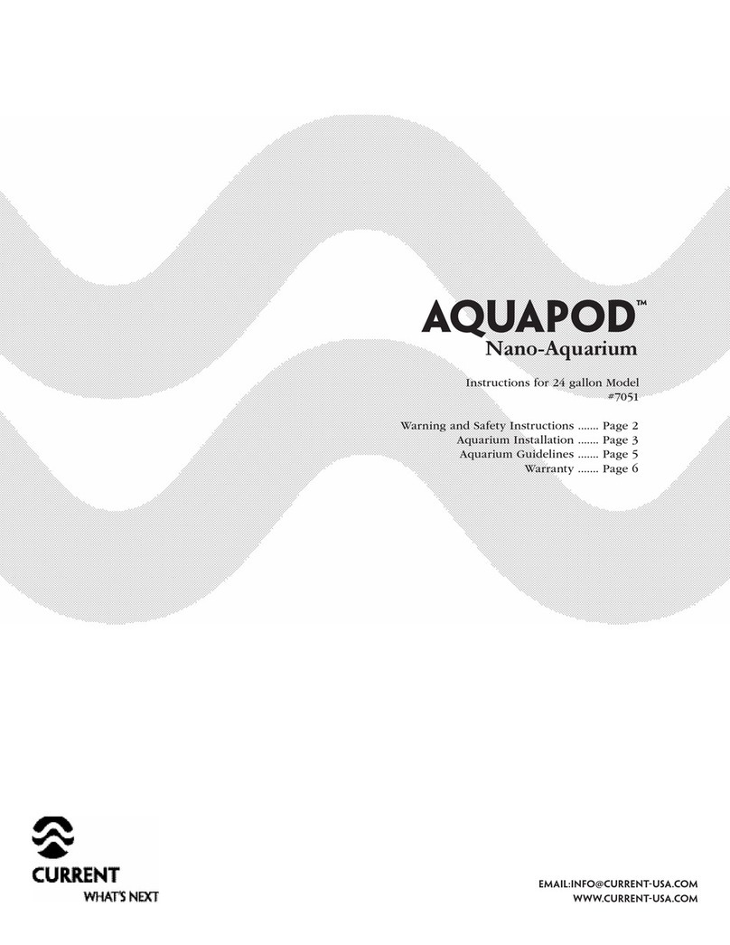 Current Aquapod Nano-Aquarium 7051 manual