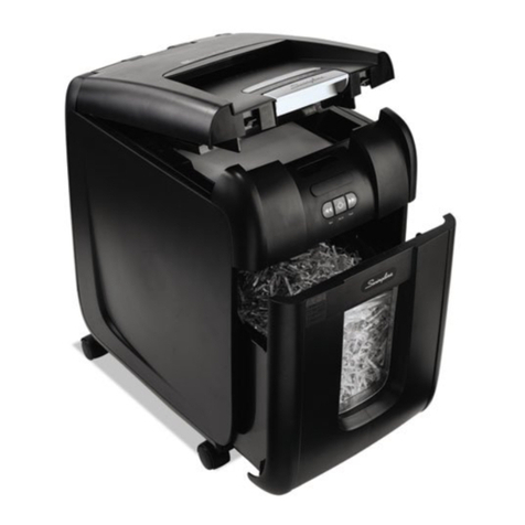 Swingline Stack-and-Shred 175X User manual