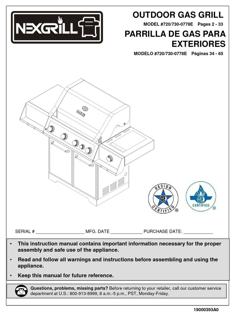 Nexgrill 720-0778E instruction manual