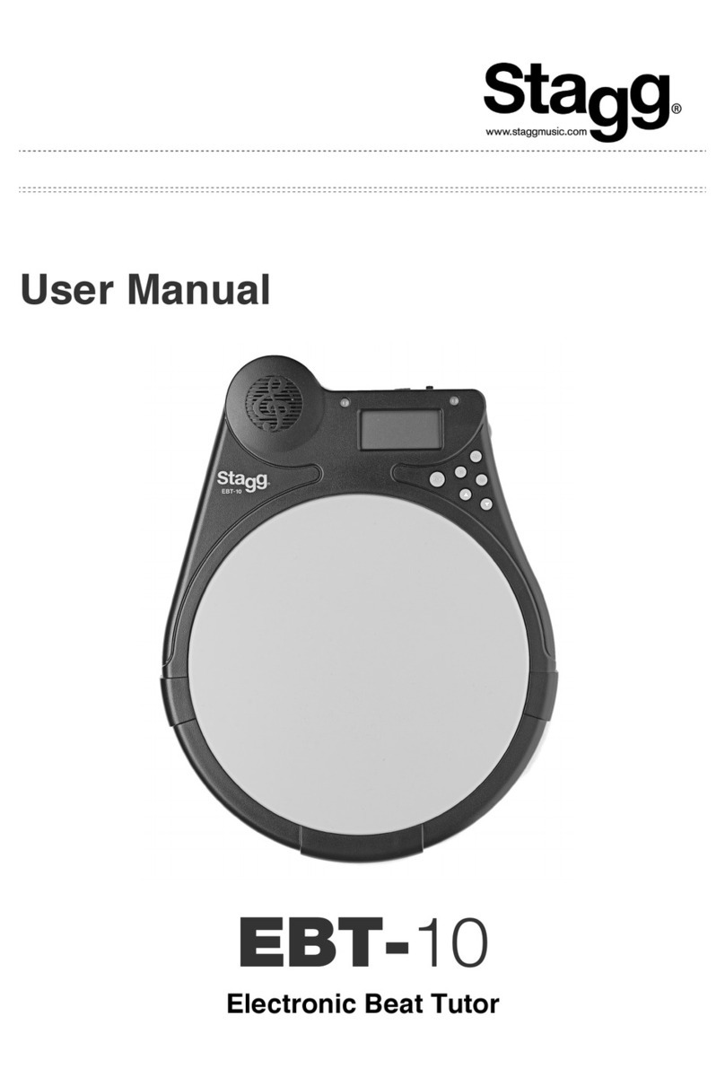 Stagg EBT-10 user manual