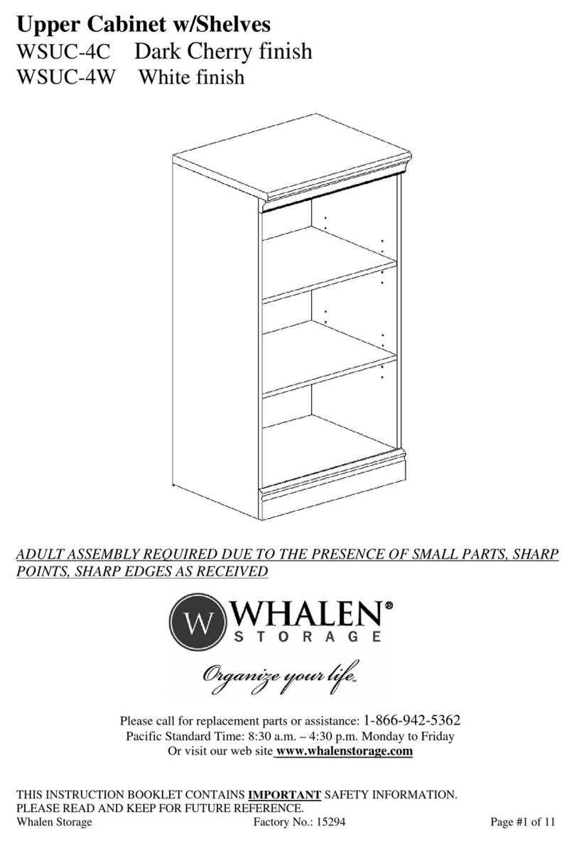 Whalen WSUC-4C User manual