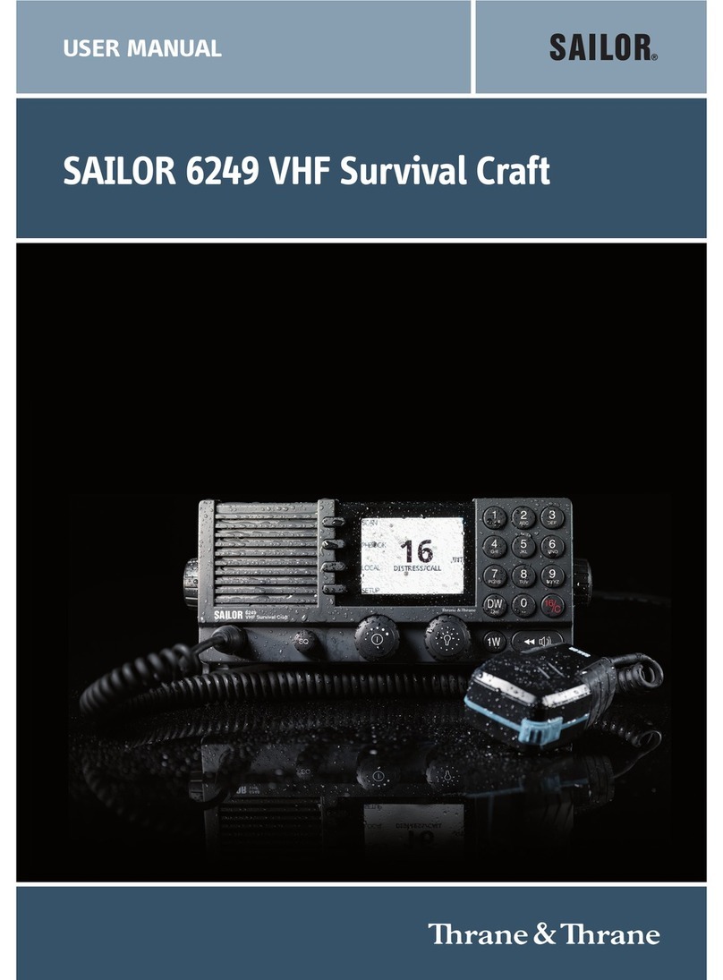 Sailor 6249 user manual