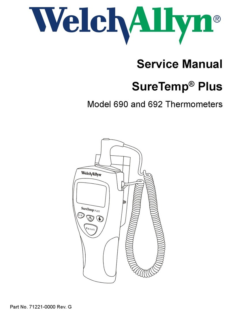 Welch Allyn SureTemp Plus REF 690 Service manual