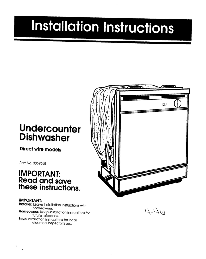 Benton Harbor Direct wire Models installation instructions