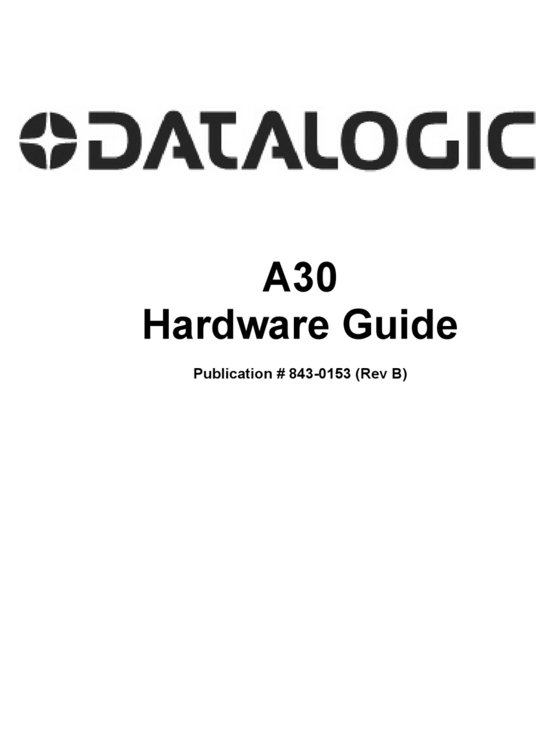 Datalogic A30 Hardware guide