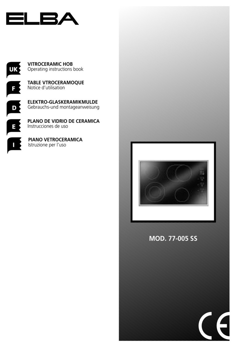 Elba 77-005 SS Operating instructions book
