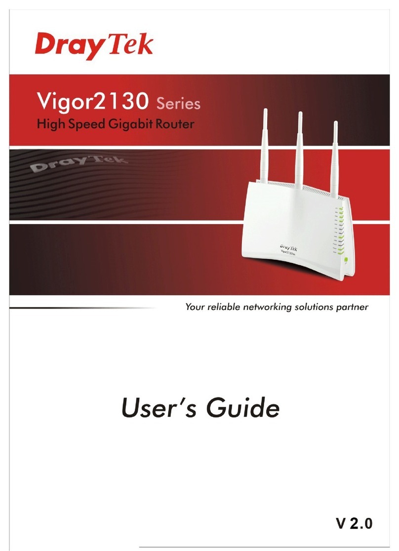 Draytek Vigor2130 Series User manual