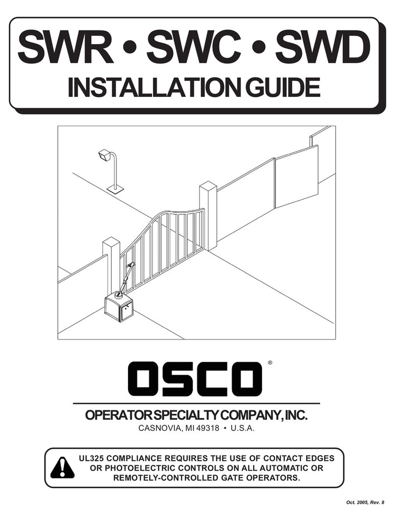 OSCO SWR installation guide OSCO SWR installation guide