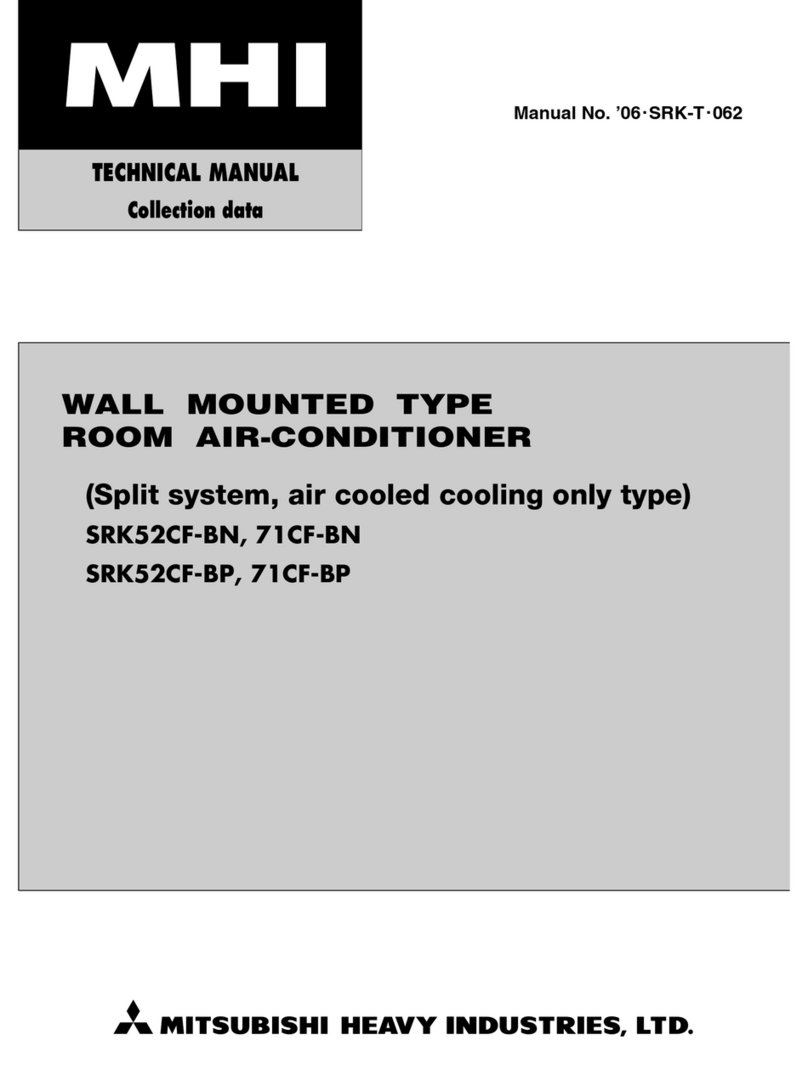 Mitsubishi Heavy Industries SRK52CF-BN User manual