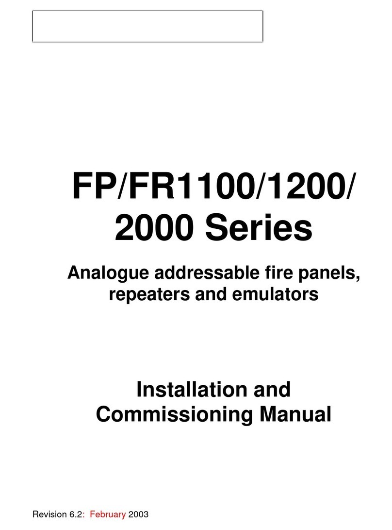 Interlogix FR 1100 Series Installation and commissioning manual Interlogix FR 1100 Series Installation and commissioning manual