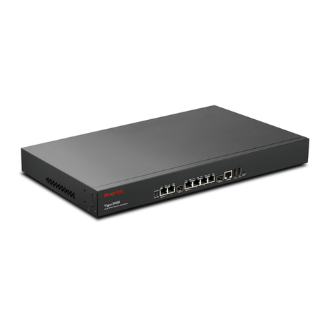 Draytek Vigor3900 Series user guide