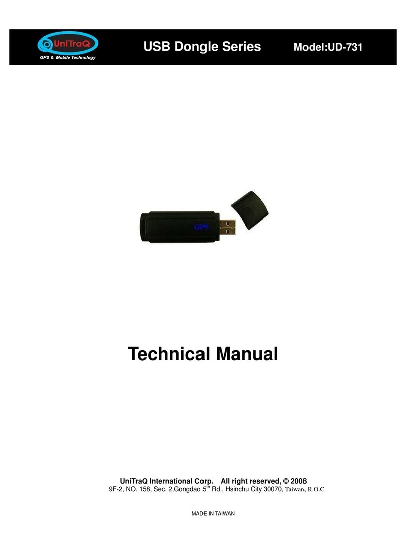 UniTraQ UD-731 Technical manual