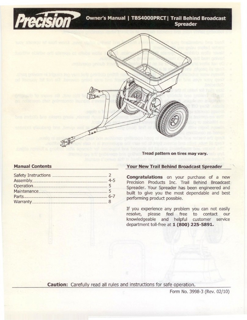 Precision TBS4000PRCT User manual