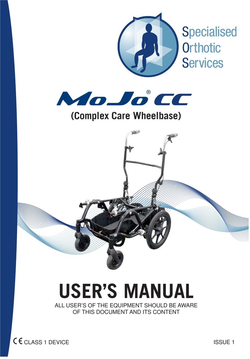 Specialised Orthotic Services MoJo CC User manual