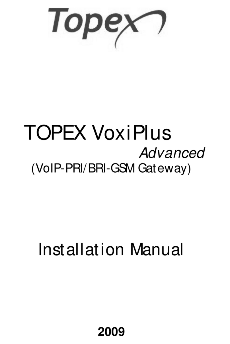 Topex VoxiPlus User manual