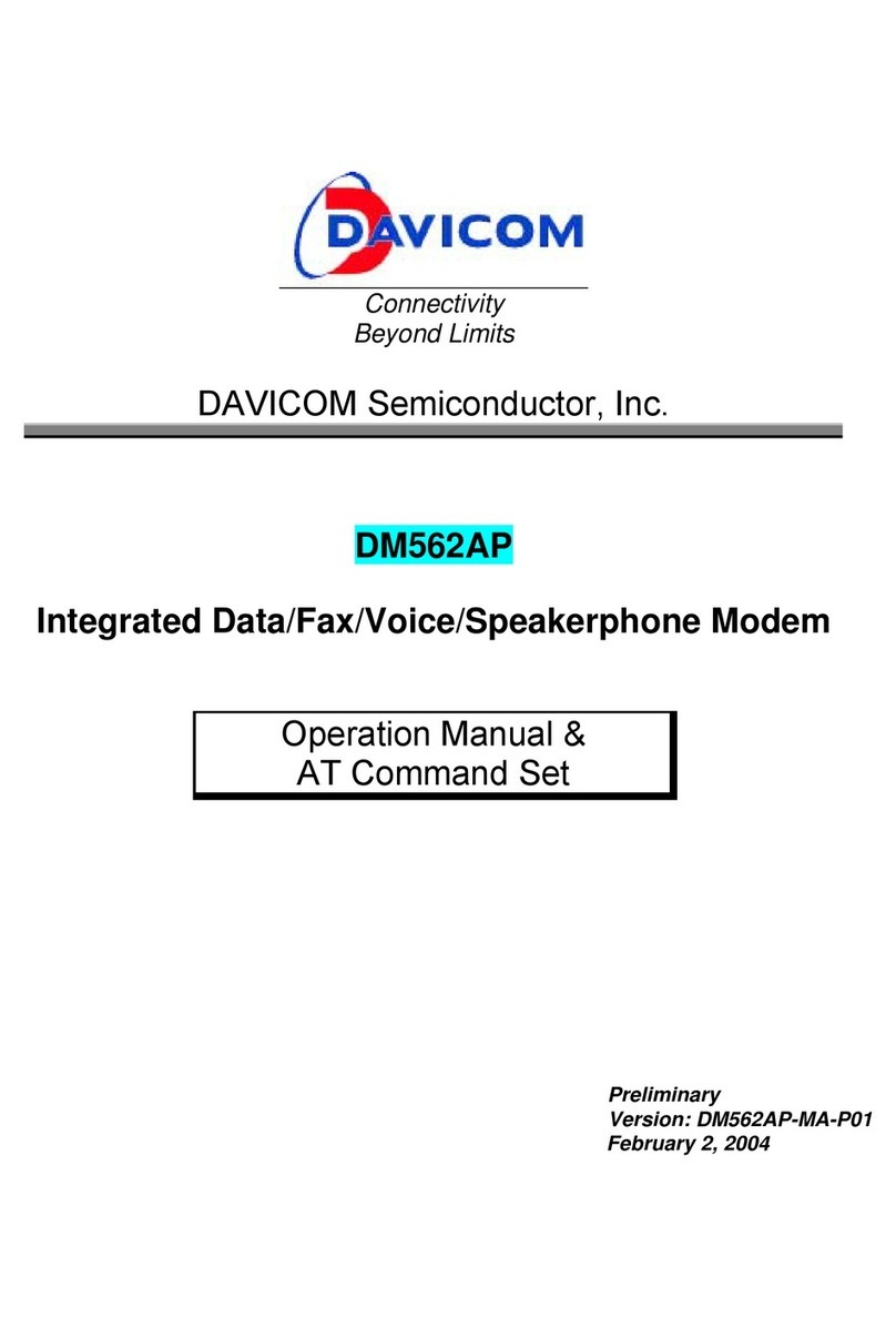 Davicom DM562AP Operation manual