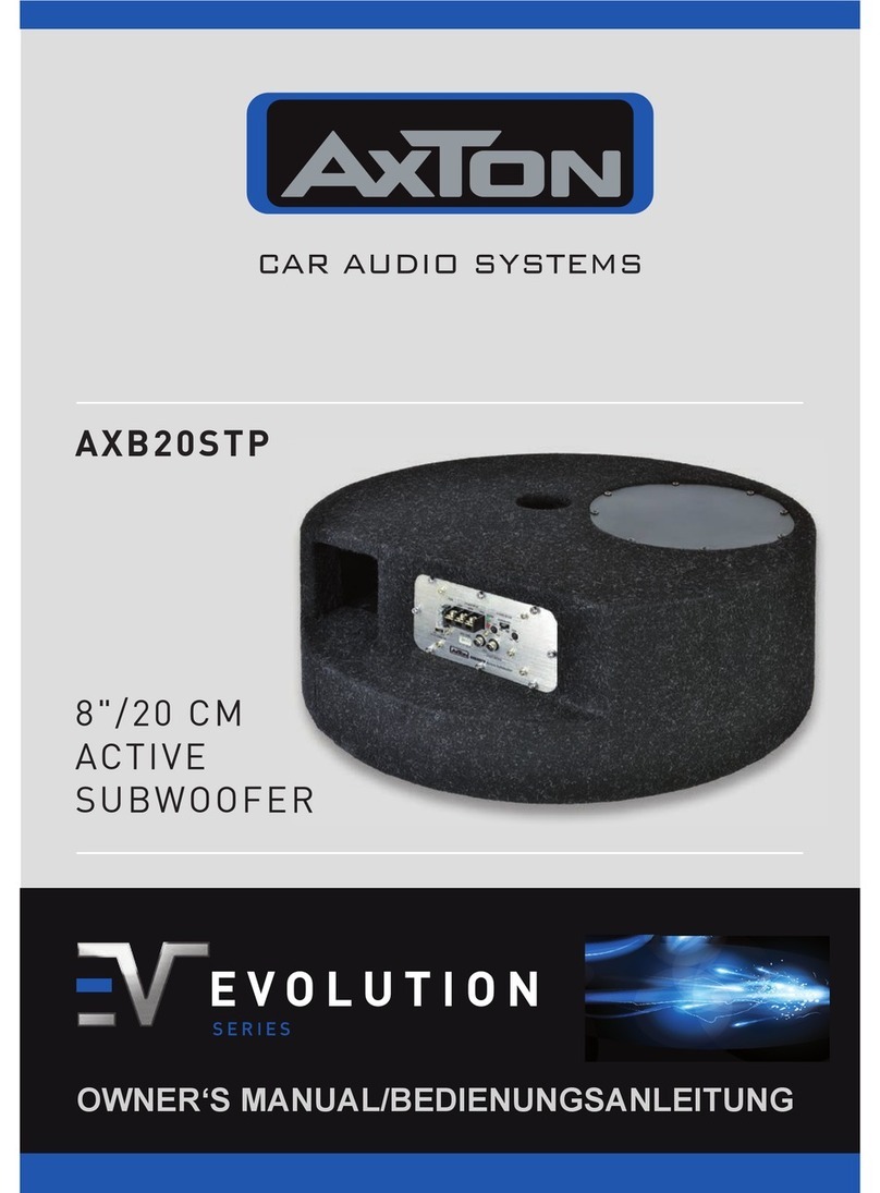 AXTON AXB20STP owner's manual